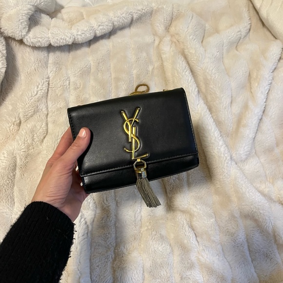 Small Leather Purse Crossbody Evening Bag - Picture 3 of 11